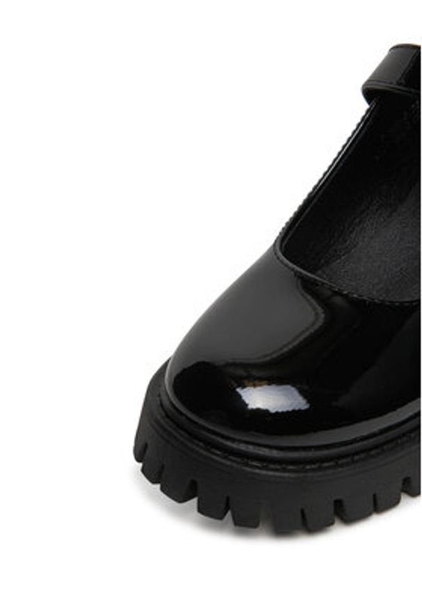 DeeZee Półbuty 8-508-2 Czarny. Kolor: czarny. Materiał: skóra