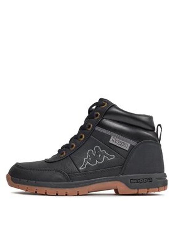 Kappa Trekkingi Bright Mid T 260239T Czarny. Kolor: czarny. Materiał: skóra