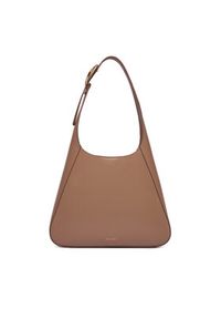Calvin Klein Torebka Hardware Adj Strap Medium Bag LV04F3402G Beżowy. Kolor: beżowy. Materiał: skórzane #2