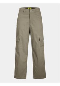 JJXX Spodnie materiałowe 12236946 Zielony Regular Fit. Kolor: zielony. Materiał: bawełna #8