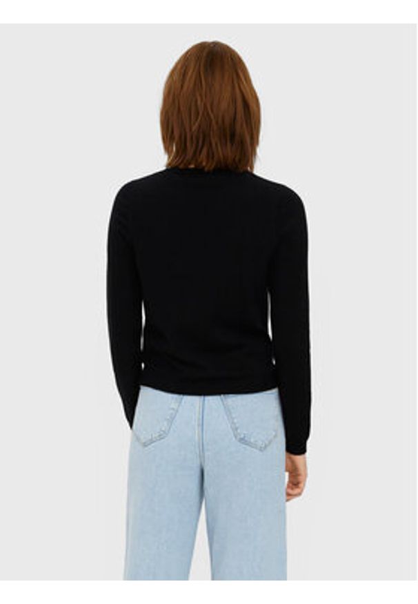 Vero Moda Kardigan Karis 10268702 Czarny Regular Fit. Kolor: czarny. Materiał: wiskoza