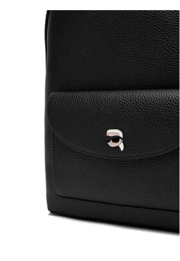 Karl Lagerfeld - KARL LAGERFELD Plecak A4W30003 Czarny. Kolor: czarny. Materiał: skóra
