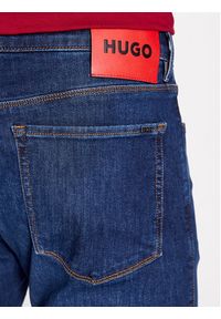 Hugo Jeansy 50493701 Granatowy Slim Fit. Kolor: niebieski #4