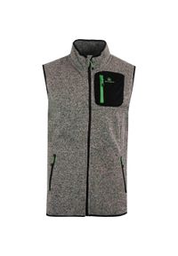 VESTEM - Męska kamizelka Athl DPT. Zeno Black Melange S. Typ kołnierza: kołnierzyk stójkowy. Kolor: czarny. Sport: turystyka piesza #1