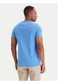 Tommy Jeans T-Shirt DM0DM04411 Niebieski Slim Fit. Kolor: niebieski. Materiał: bawełna #4