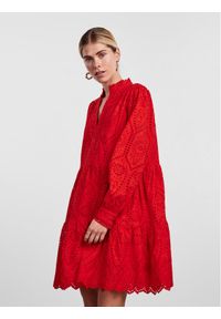 YAS Sukienka 26027162 Czerwony Regular Fit. Kolor: czerwony #1