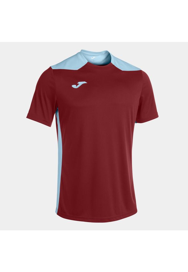 Koszulka do piłki nożnej dla chłopców Joma Championship VI. Kolor: czerwony, niebieski, wielokolorowy, brązowy. Sport: piłka nożna