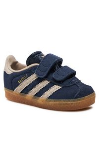 Adidas - adidas Sneakersy Gazelle Comfort Closure Kids IE8707 Granatowy. Kolor: niebieski. Materiał: zamsz, skóra. Model: Adidas Gazelle