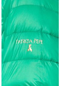Patrizia Pepe - Kurtka puchowa dwustronna. Typ kołnierza: bez kaptura. Kolor: zielony. Materiał: puch. Wzór: gładki. Styl: klasyczny #2