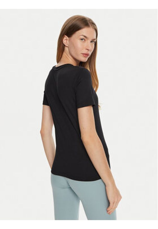 Guess T-Shirt Marika V4YI22 KCD02 Czarny Regular Fit. Kolor: czarny. Materiał: syntetyk