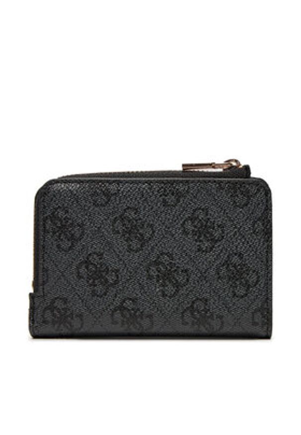 Guess Mały Portfel Damski SWSG85 00156 Czarny. Kolor: czarny. Materiał: skóra