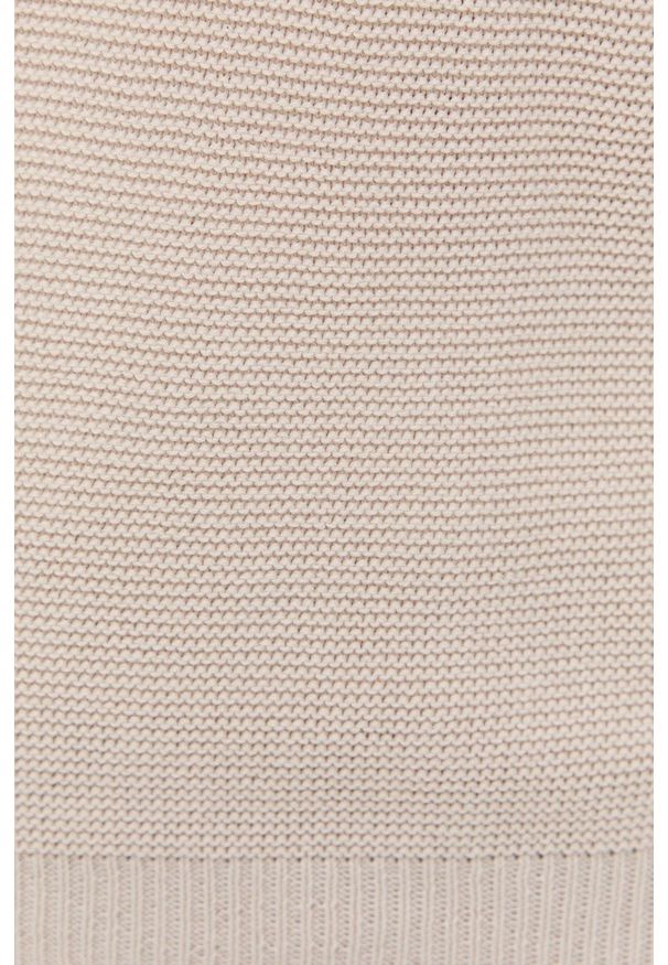 Weekend Max Mara Sweter bawełniany damski kolor kremowy. Okazja: na co dzień. Kolor: beżowy. Materiał: bawełna. Długość rękawa: raglanowy rękaw. Styl: casual