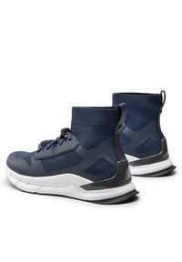 Calvin Klein Sneakersy Recycled High-Top Sock Trainers HM0HM00760 Granatowy. Kolor: niebieski. Materiał: materiał #8