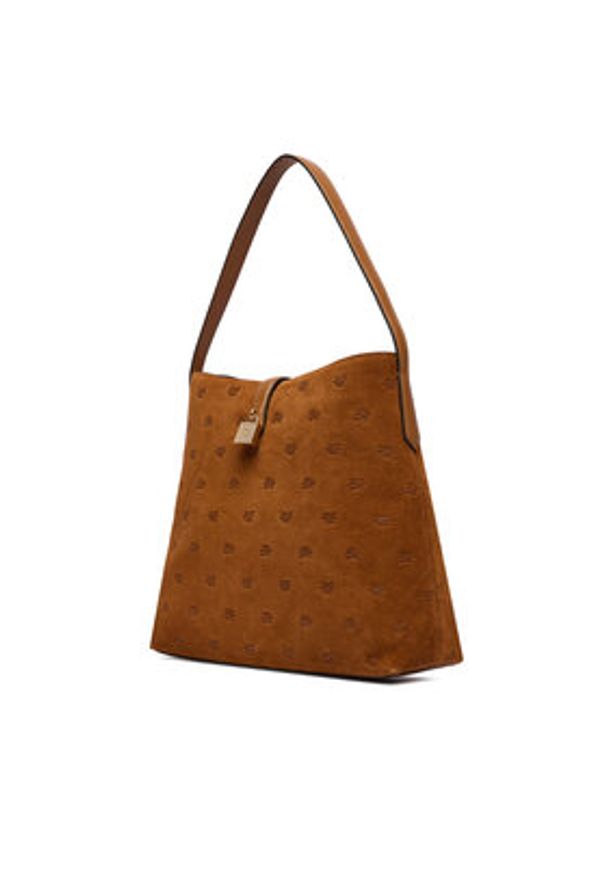 Karl Lagerfeld - KARL LAGERFELD Torebka B1W30105 Brązowy. Kolor: brązowy. Materiał: zamszowe, skórzane