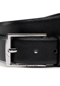 TOMMY HILFIGER - Tommy Hilfiger Pasek Męski Business Belt 3.5 AM0AM10675 Czarny. Kolor: czarny. Materiał: skóra