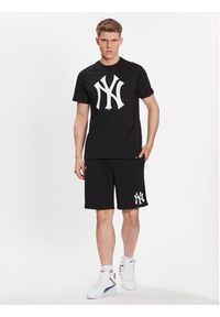 47 Brand T-Shirt MLB New York Yankees Imprint 47 Echo Tee BB017TEMIME544088JK Czarny Regular Fit. Kolor: czarny. Materiał: bawełna