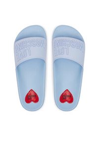 Love Moschino - LOVE MOSCHINO Klapki JA28052G0MI15712 Niebieski. Kolor: niebieski #6