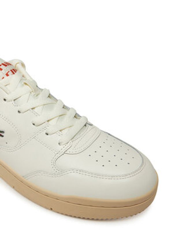 Lacoste Sneakersy 7-49SMA0052 Écru. Materiał: skóra