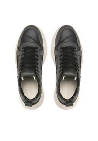 Guess Sneakersy Bassano FM5BSN LEA12 Czarny. Kolor: czarny. Materiał: skóra