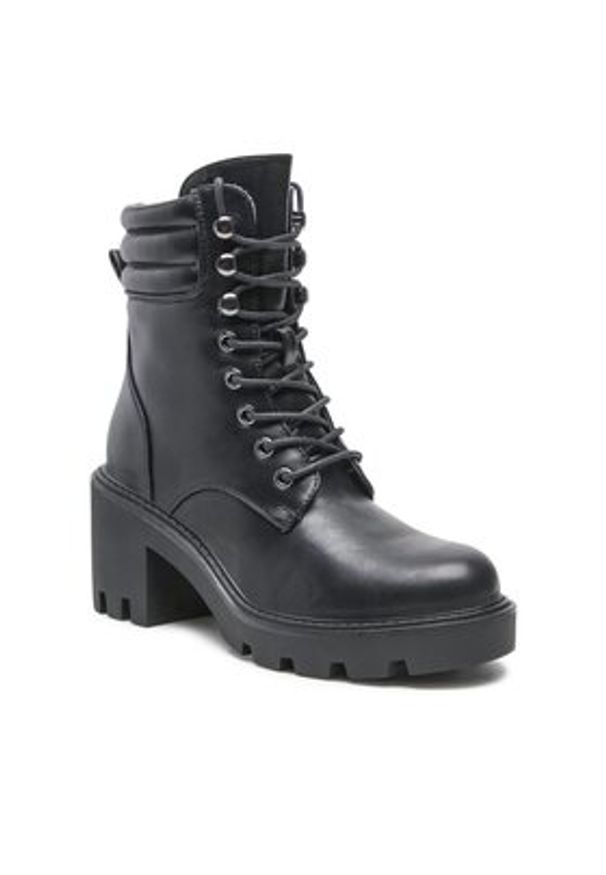 Jenny Fairy Trzewiki WS5672-05 Czarny. Kolor: czarny. Materiał: skóra