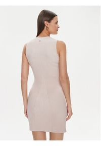 Guess Sukienka codzienna Allie W4RK20 Z2YN2 Beżowy Bodycon Fit. Okazja: na co dzień. Kolor: beżowy. Materiał: syntetyk. Typ sukienki: bodycon, proste. Styl: casual