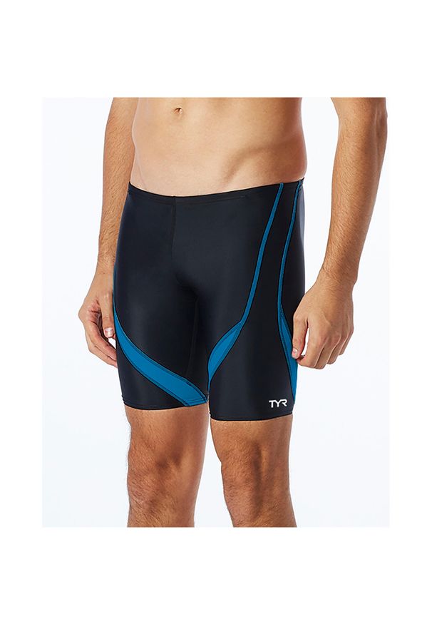Spodenki pływackie kąpielówki męskie TYR Alliance Jammer Swimsuit. Kolor: niebieski, czarny, wielokolorowy