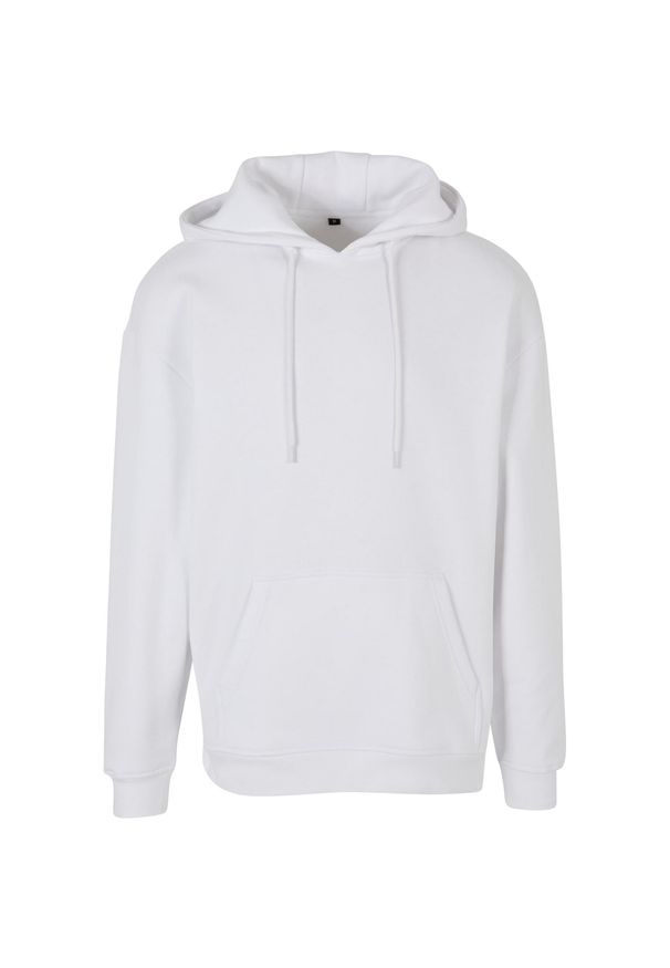 BUILD YOUR BRAND - Bluza Z Kapturem Męska Oversized. Typ kołnierza: kaptur. Kolor: biały