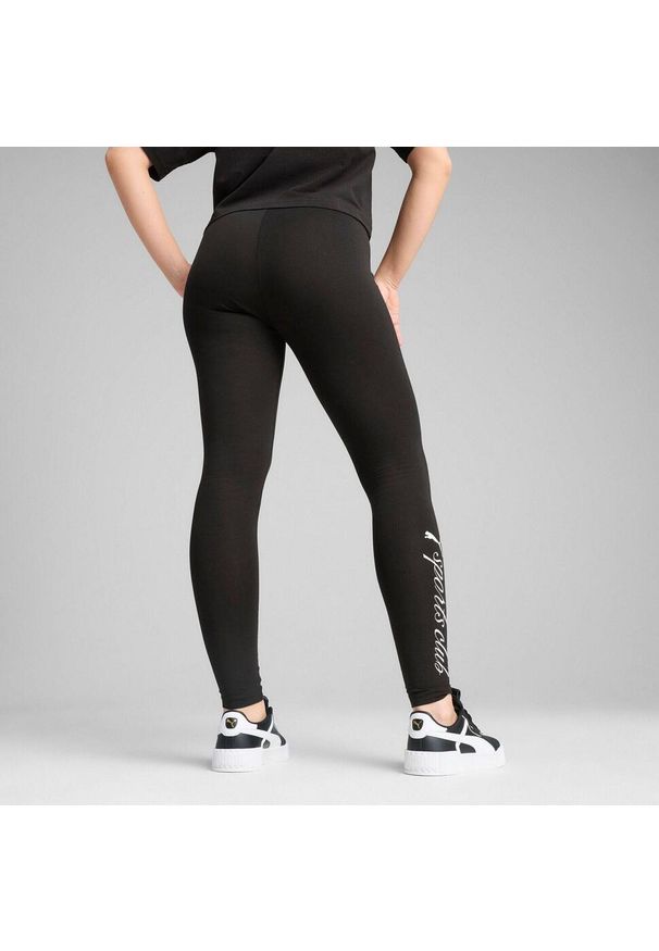 Rajstopy Puma Class High-waist Leggings, Kobiety. Stan: podwyższony. Kolor: czarny. Materiał: materiał, bawełna. Sport: fitness
