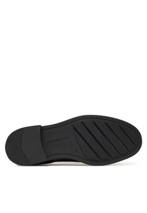 TOMMY HILFIGER - Tommy Hilfiger Półbuty Hilfiger Vogue FM0FM05768 Czarny. Kolor: czarny. Materiał: skóra