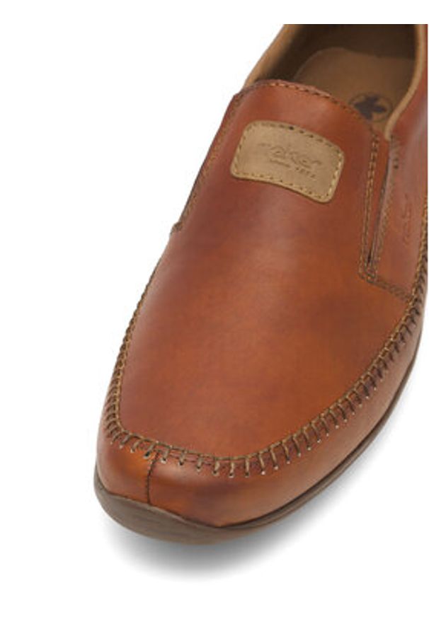 Rieker Półbuty 09053-24 Brązowy. Kolor: brązowy. Materiał: skóra