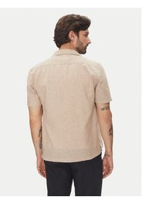 Lindbergh Koszula 30-203319 Beżowy Relaxed Fit. Kolor: beżowy. Materiał: bawełna #3