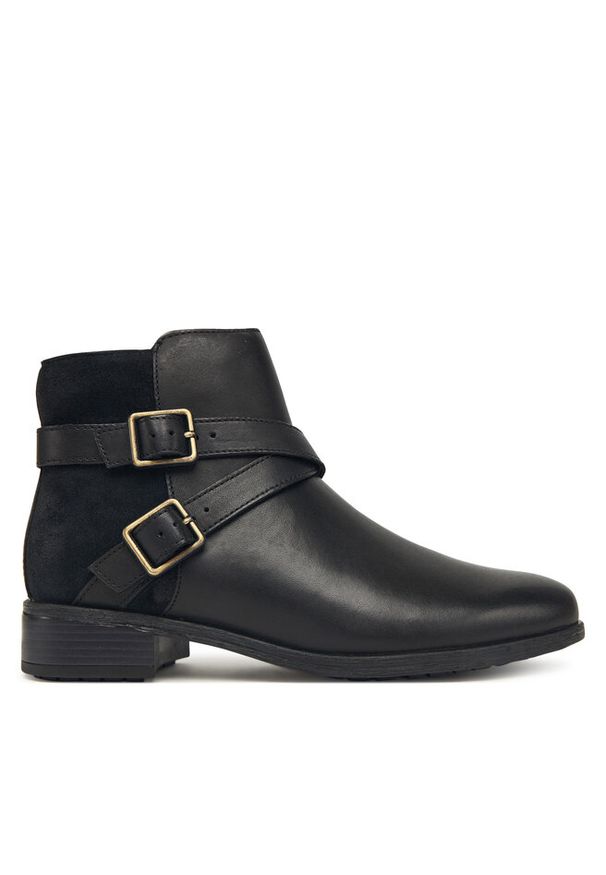 Botki Clarks. Kolor: czarny