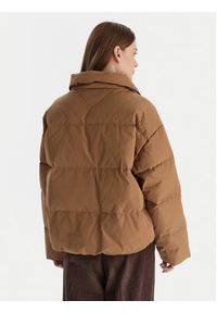 TOMMY HILFIGER - Tommy Hilfiger Kurtka puchowa WW0WW47294 Brązowy Relaxed Fit. Kolor: brązowy. Materiał: syntetyk #4