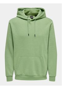 Only & Sons Bluza Cares 22018685 Zielony Regular Fit. Kolor: zielony. Materiał: bawełna #4