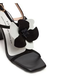 Hispanitas Sandały Cliente GOYA24 C004 ANTE Czarny. Kolor: czarny. Materiał: skóra, zamsz #4