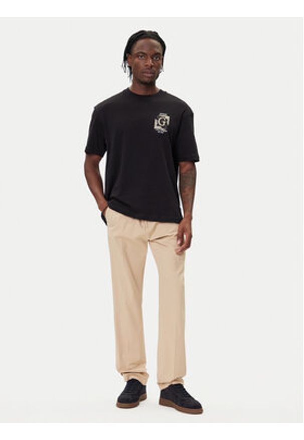 Guess T-Shirt M5BI16 I3Z14 Czarny Relaxed Fit. Kolor: czarny. Materiał: bawełna