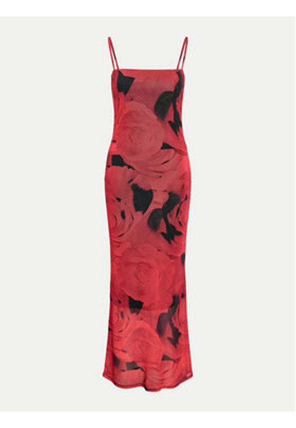 Noisy may - Noisy May Sukienka letnia Rosa 27033451 Czerwony Slim Fit. Kolor: czerwony. Materiał: syntetyk. Sezon: lato