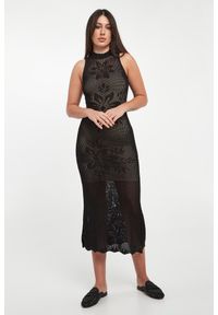 Twinset Milano - Sukienka ażurowa TWINSET. Wzór: ażurowy #2