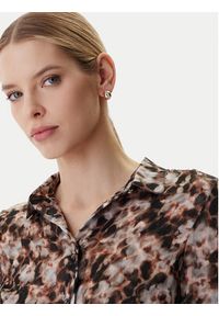 Guess Koszula W6RH73 WDW82 Brązowy Regular Fit. Kolor: brązowy. Materiał: syntetyk #4