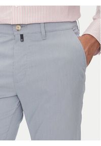 Pierre Cardin Chinosy C3 33730.1058 Błękitny Slim Fit. Kolor: niebieski. Materiał: bawełna