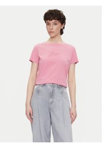 BOSS T-Shirt C_Esogo_2 50538826 Różowy Regular Fit. Kolor: różowy. Materiał: bawełna