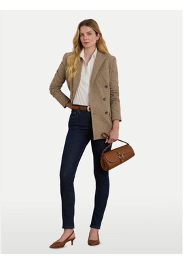 Lauren Ralph Lauren - LAUREN RALPH LAUREN Jeansy 200960600001 Granatowy Slim Fit. Kolor: niebieski