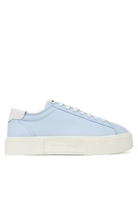 Tommy Jeans Sneakersy Tjw Flatform Canvas Sneaker EN0EN02792 Niebieski. Kolor: niebieski. Materiał: materiał