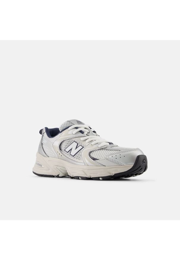 New Balance - NEW BALANCE 530 GR530KA Sneakersy damskie. Kolor: beżowy. Materiał: materiał, jeans, guma