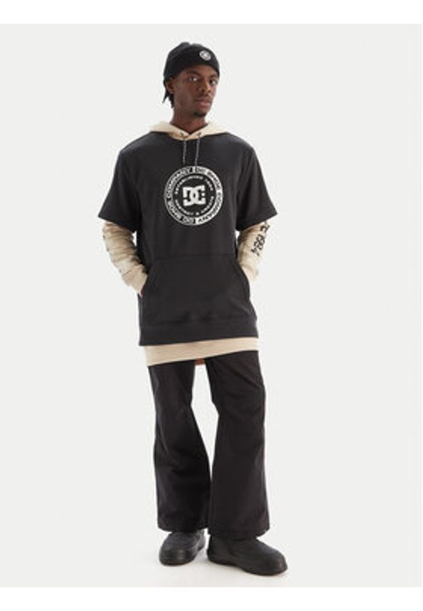 DC Shoes Bluza Dryden ADYFT03440 Beżowy Relaxed Fit. Kolor: beżowy. Materiał: bawełna