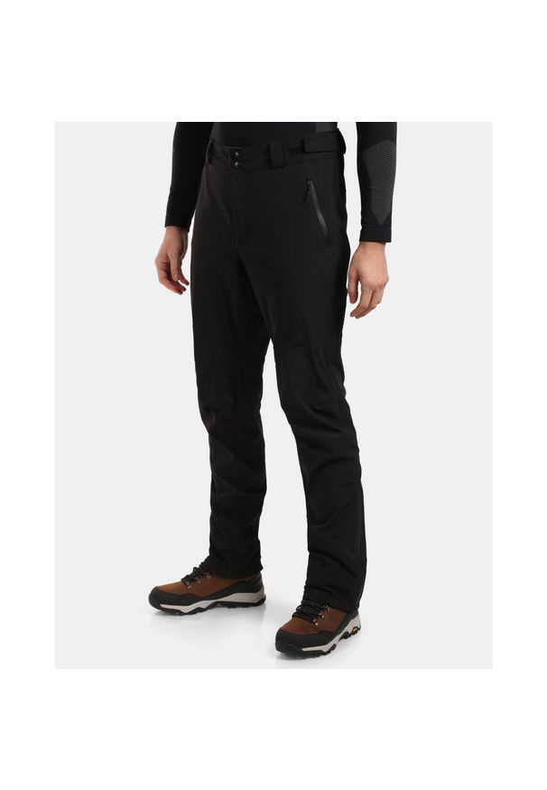 Męskie spodnie hardshell Kilpi MESTALO-M. Kolor: czarny. Materiał: nylon. Sezon: lato. Sport: turystyka piesza