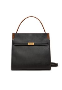 Tory Burch Torebka Lee Radziwill 59533 Czarny. Kolor: czarny. Materiał: skórzane