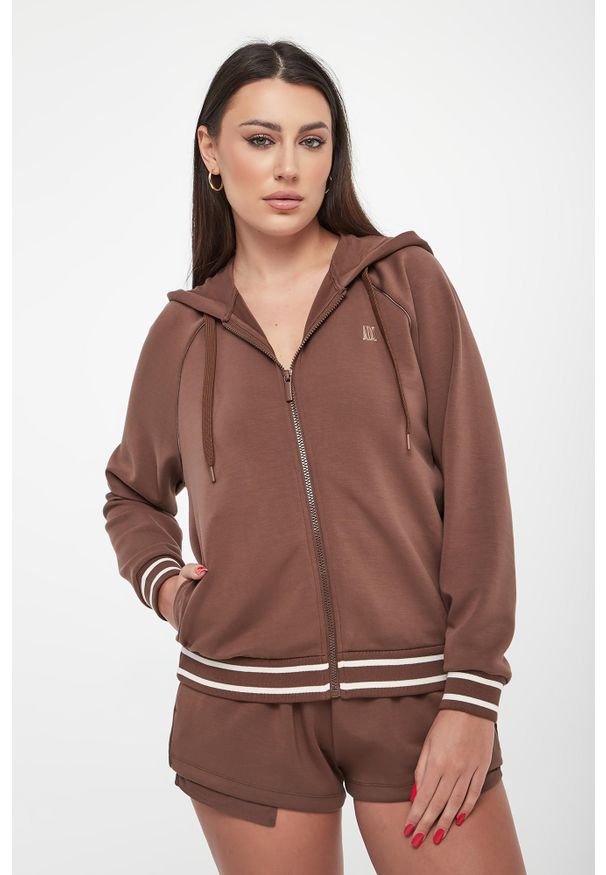 Armani Exchange - Bluza damska z kapturem ARMANI EXCHANGE. Typ kołnierza: kaptur