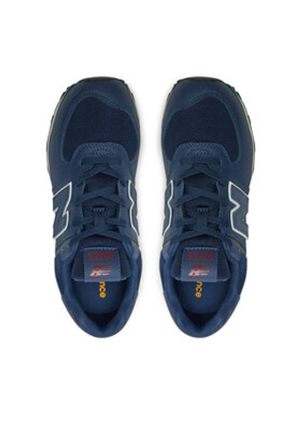 New Balance Sneakersy GC574KIG Granatowy. Kolor: niebieski. Materiał: skóra. Model: New Balance 574