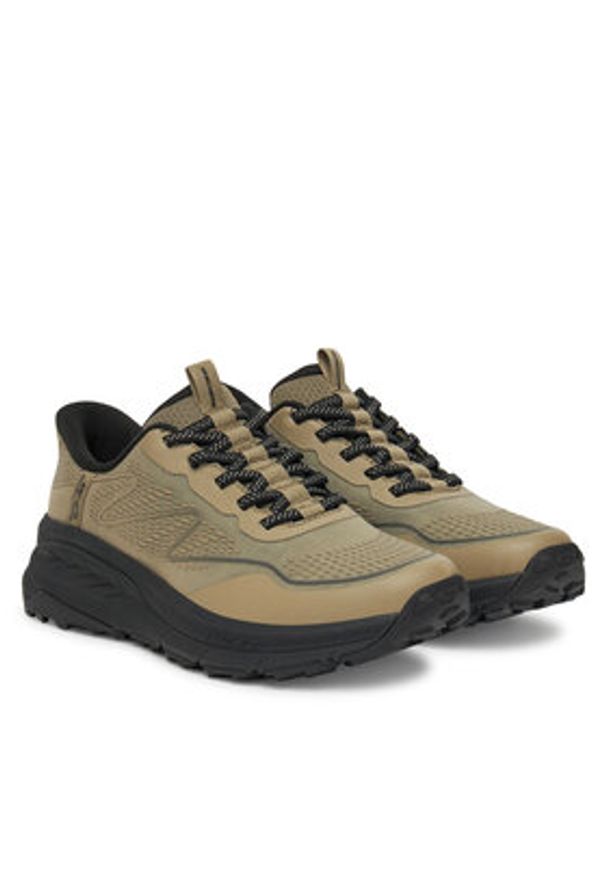 skechers - Skechers Trekkingi Switch Back-Mist 237685/TPBK Brązowy. Kolor: brązowy. Materiał: materiał. Sport: turystyka piesza